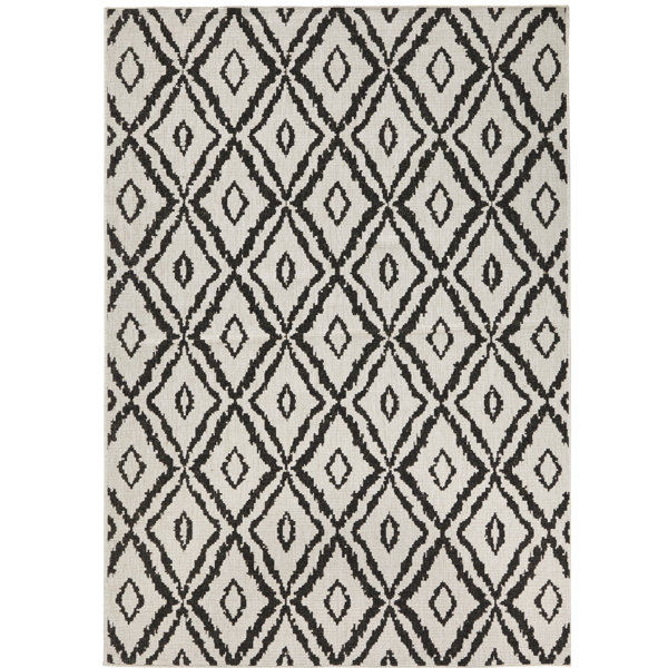 bougari Rio Flatweave Cream/Black Rug & Reviews Wayfair.co.uk
